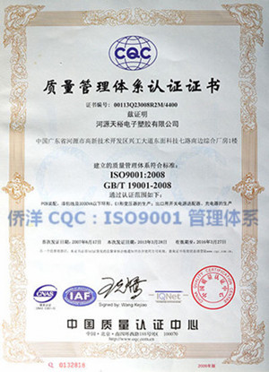 僑洋實業(yè)CQC證書