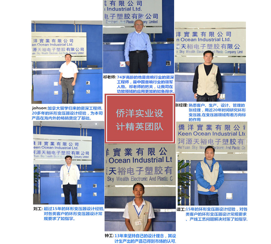 僑洋實業(yè)技術團隊