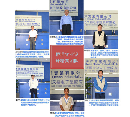 僑洋實(shí)業(yè)環(huán)形變壓器設(shè)計(jì)團(tuán)隊(duì)